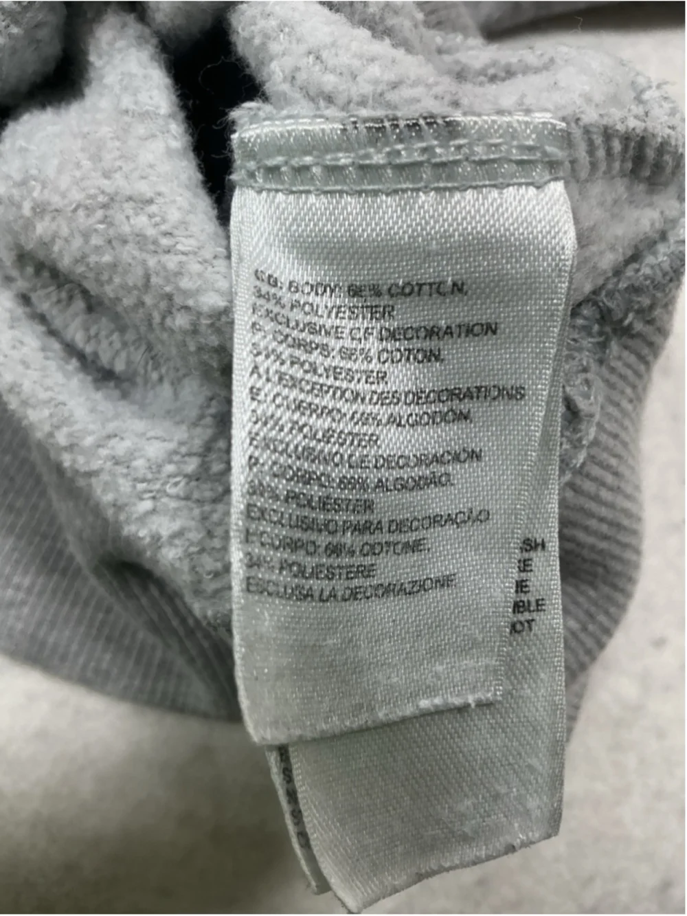 The North Face Mens Gray Fleece Pullover Hoodie Logo Graphic Pockets L